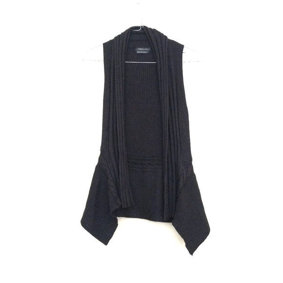 Bcbg Maxazria Drape Front Sweater Vest 